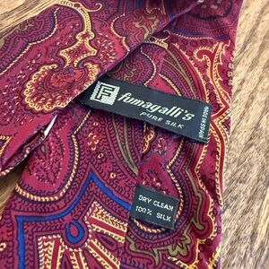 Fumagalli's Red Silk Tie